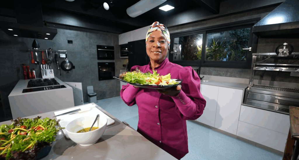 Salada tropical natalina