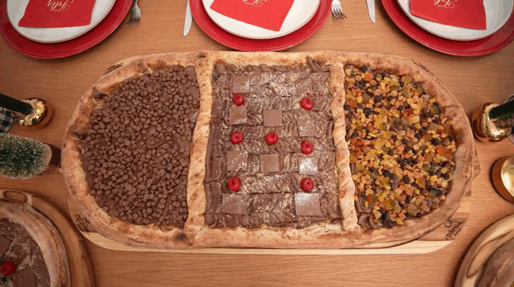 Pizza de panetone de Curitiba ganha destaque no Mais Você desta quarta (24)